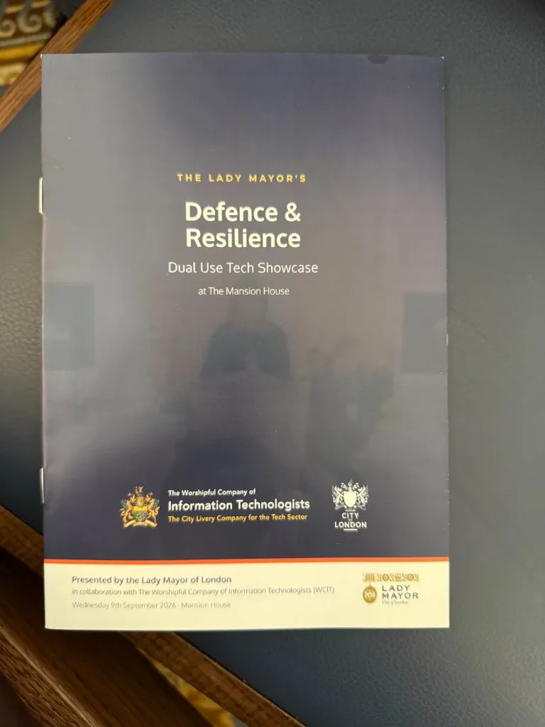 The Lady Mayor's Defence & Resilience Dual Use Tech Showcase programme, Mansion House, 9 September 2026