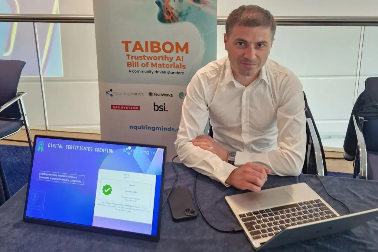 Cover for TAIBOM at the Bridge AI Annual Showcase